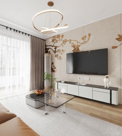 现代客餐厅3D模型下载